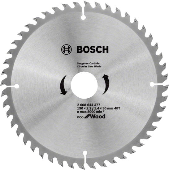 Bosch 2.608.644.377 ECOW Daire Testere Bıçağı 190x30mm 48 Diş