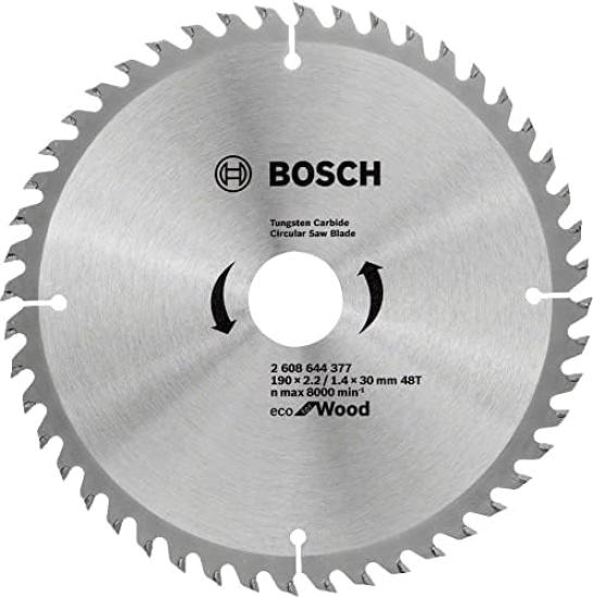 Bosch Daire Testere Bıçağı Eco For Wood 190x30 mm 48 Diş (10 Adet) - 2608644614