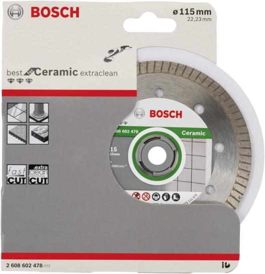 Bosch Best 115mm Extra Temiz Turbo Seramik Kesme Diski 2608602478
