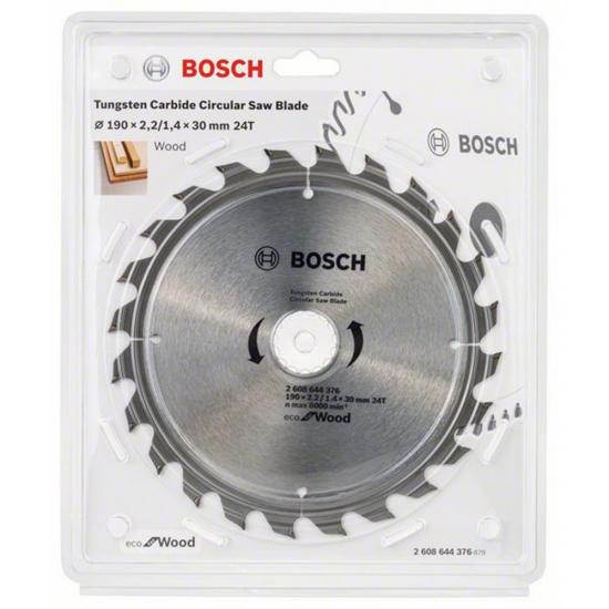 Bosch 2.608.644.376 - Ecow Daire Testere Bıçağı 190 x 30mm 24 D E BC.2608644376