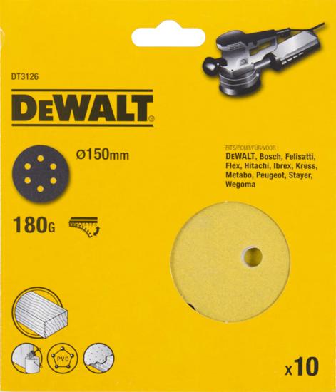 Dewalt DT3126 150 mm 180’’ Disk Zımpara
